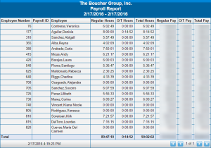 Payroll Report